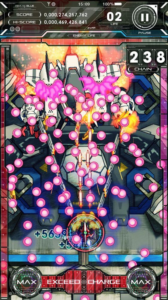 AKA TO BLUE Gameplay Screenshot